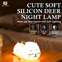 Deer Silicone Lamp for Baby, Boys & Girls Bedroom, Home Decoration