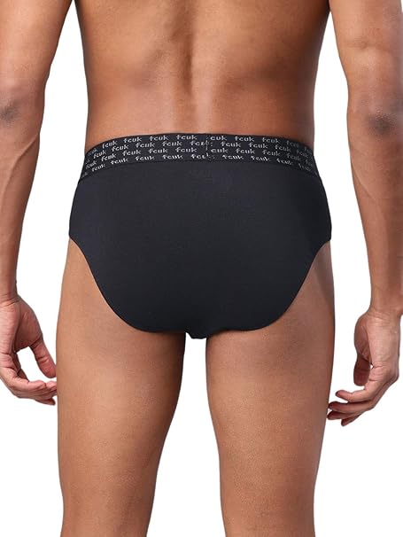 FCUK Mens Solid Briefs