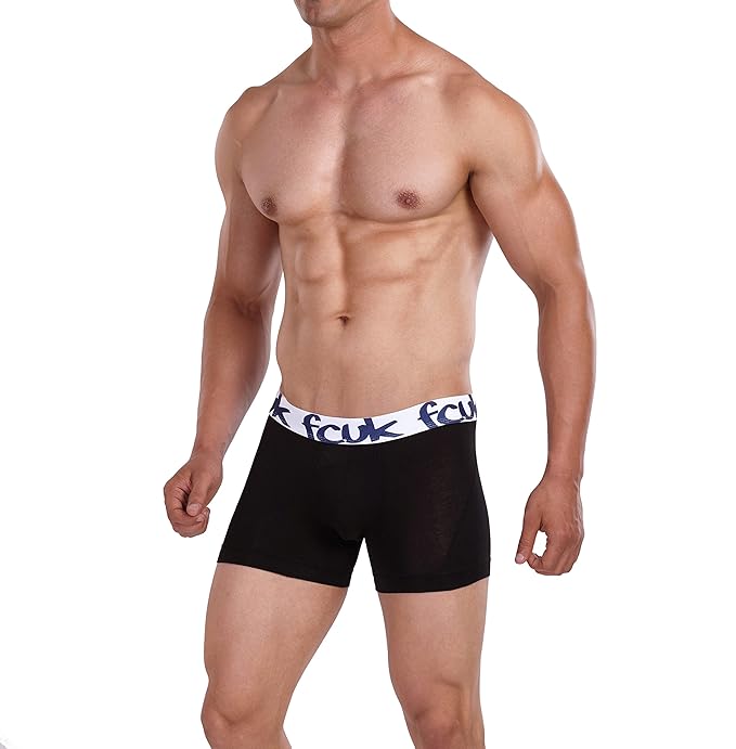 FCUK Mens Solid Trunks