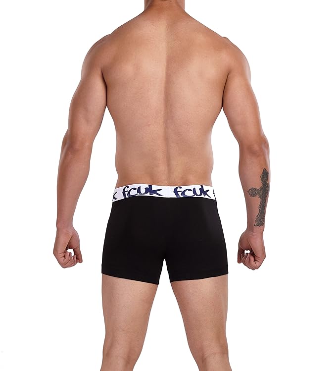 FCUK Mens Solid Trunks