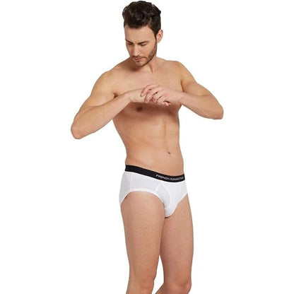 FCUK Mens Solid Briefs