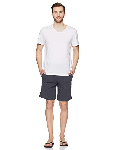 FCUK Mens Causal 3 Pockets Solid Shorts