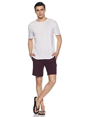 FCUK Mens Causal 3 Pockets Solid Shorts