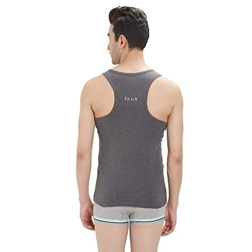 FCUK Men's Solid Vest