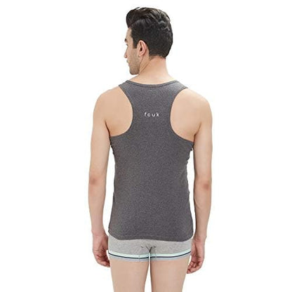 FCUK Men's Solid Vest