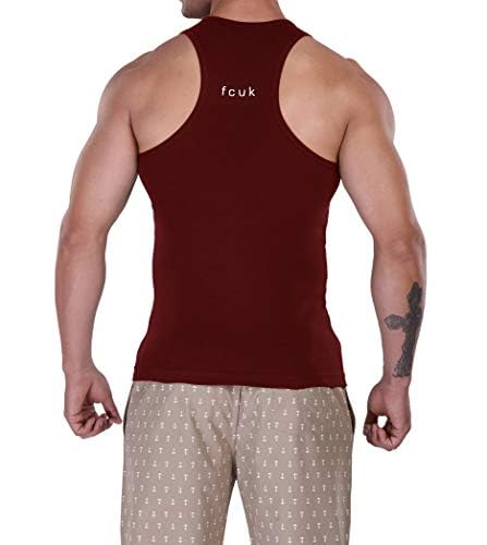 FCUK Men's Solid Vest