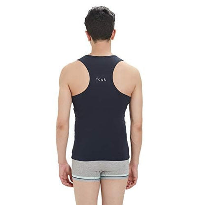 FCUK Men's Solid Vest