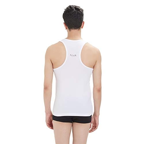 FCUK Men's Solid Vest