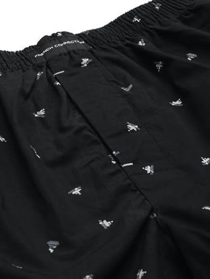 FCUK Mens Printed Pure Cotton Boxers