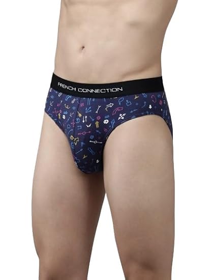 Fuck Mens Regular Fit Solid Cotton Brief Pack of 1