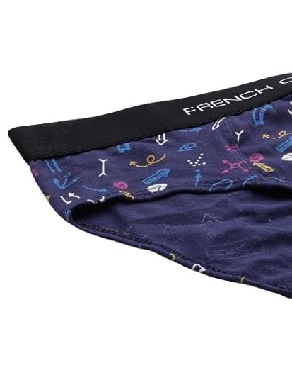 Fuck Mens Regular Fit Solid Cotton Brief Pack of 1