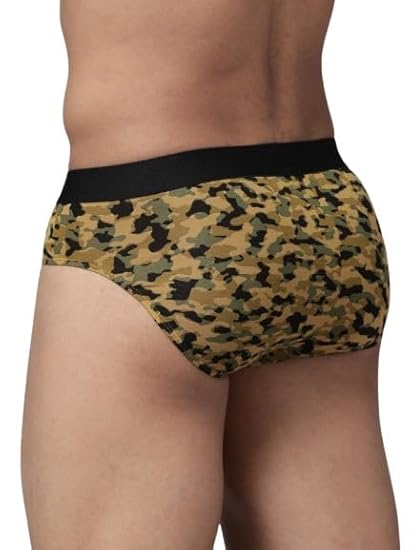 Fuck Mens Regular Fit Solid Cotton Brief Pack of 1