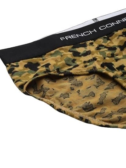 Fuck Mens Regular Fit Solid Cotton Brief Pack of 1