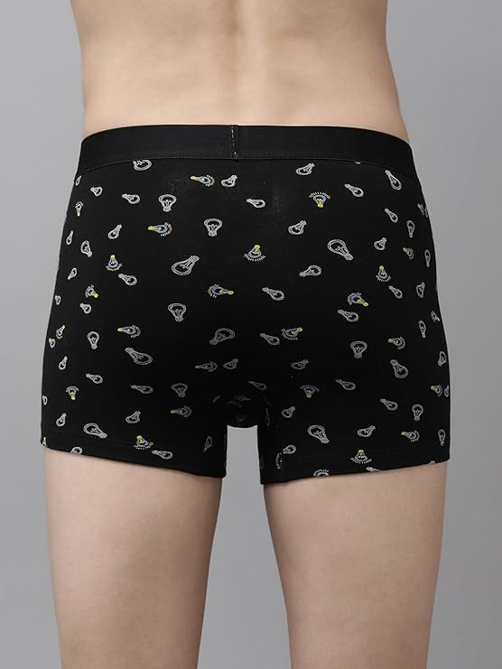 FCUK Mens Cotton Printed Trunk