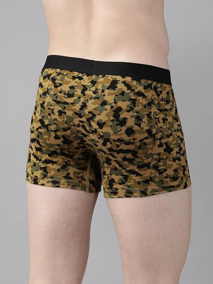 FCUK Mens Cotton Printed Trunk