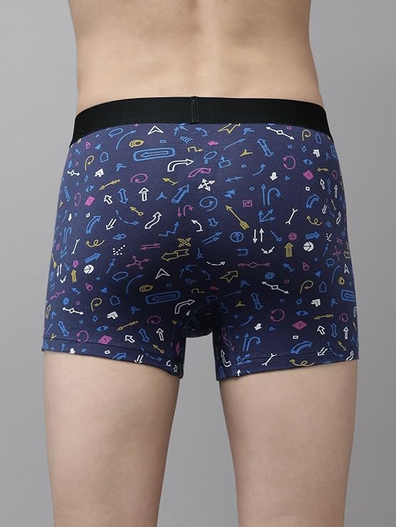 FCUK Mens Cotton Printed Trunk