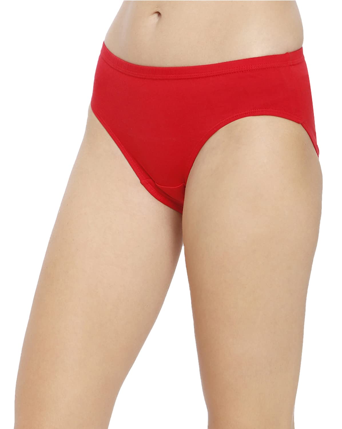 VIP Feelings Amelie Women's Cotton Inner Elastic Hipster Panty(Pack of 3)