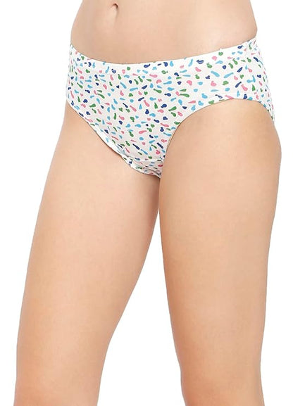 VIP Feelings Amelie Women's Cotton Inner Elastic Hipster Panty(Pack of 3) Printed