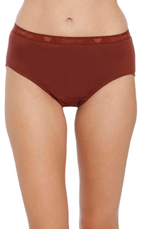 VIP Feelings Amelie Women's Cotton Outer Elastic Hipster Panty(Pack of 3) Plain
