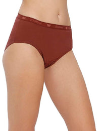 VIP Feelings Amelie Women's Cotton Outer Elastic Hipster Panty(Pack of 6)