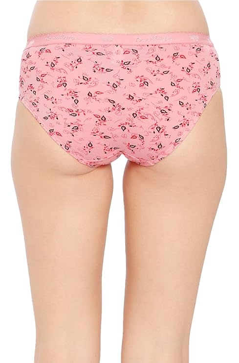 VIP Feelings Amelie Women's Cotton Outer Elastic Hipster Panty(Pack of 3) Printed