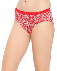 VIP Feelings Amelie Women's Cotton Outer Elastic Hipster Panty(Pack of 6)
