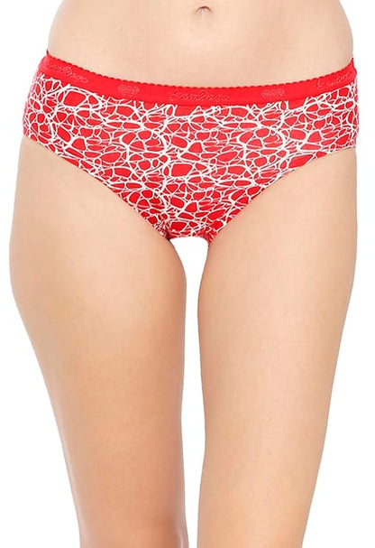 VIP Feelings Amelie Women's Cotton Outer Elastic Hipster Panty(Pack of 6)