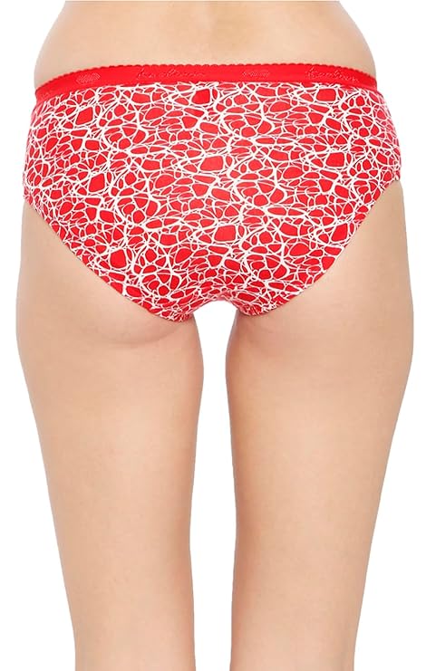 VIP Feelings Amelie Women's Cotton Outer Elastic Hipster Panty(Pack of 6)