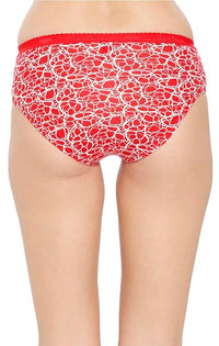 VIP Feelings Amelie Women's Cotton Outer Elastic Hipster Panty(Pack of 6)