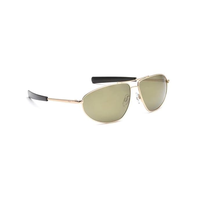 FILA Uv Protected Sunglasses For Men | Size- Large | Shape- Oval | Model- Sfi355K62594Gsg, Golden