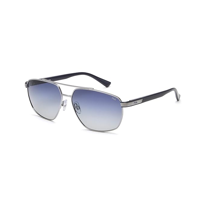 FILA 100% UV protected sunglasses for Men | Size- Large | Shape- Square | Model- SFI506K59594GSG