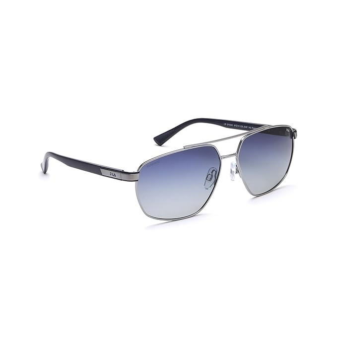 FILA 100% UV protected sunglasses for Men | Size- Large | Shape- Square | Model- SFI506K59594GSG