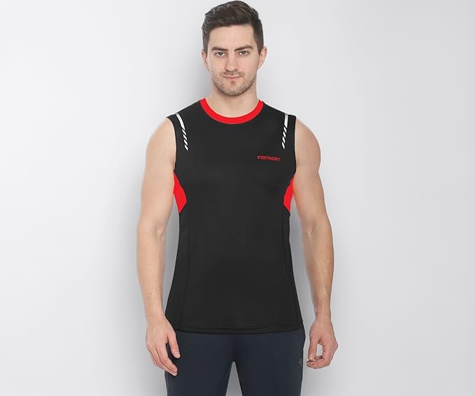 Genx Men's Solid Regular Fit T-Shirt