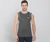 Genx Men's Solid Regular Fit T-Shirt