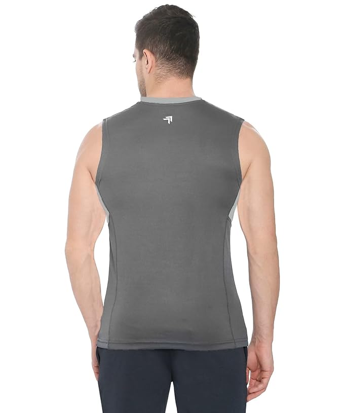 Genx Men's Solid Regular Fit T-Shirt