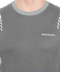 Genx Men's Solid Regular Fit T-Shirt