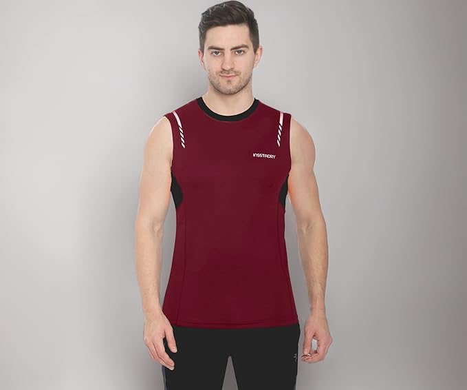 Genx Men's Solid Regular Fit T-Shirt