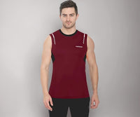 Genx Men's Solid Regular Fit T-Shirt