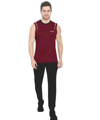 Genx Men's Solid Regular Fit T-Shirt