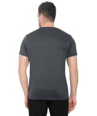 Genx Men's Solid Regular Fit T-Shirt