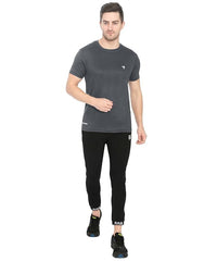 Genx Men's Solid Regular Fit T-Shirt