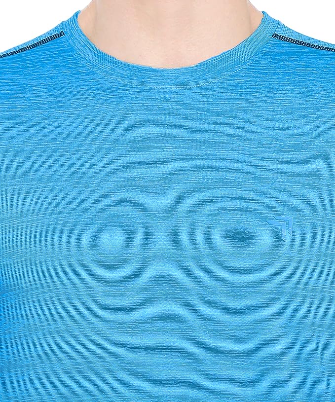 Genx Men's Solid Regular Fit T-Shirt