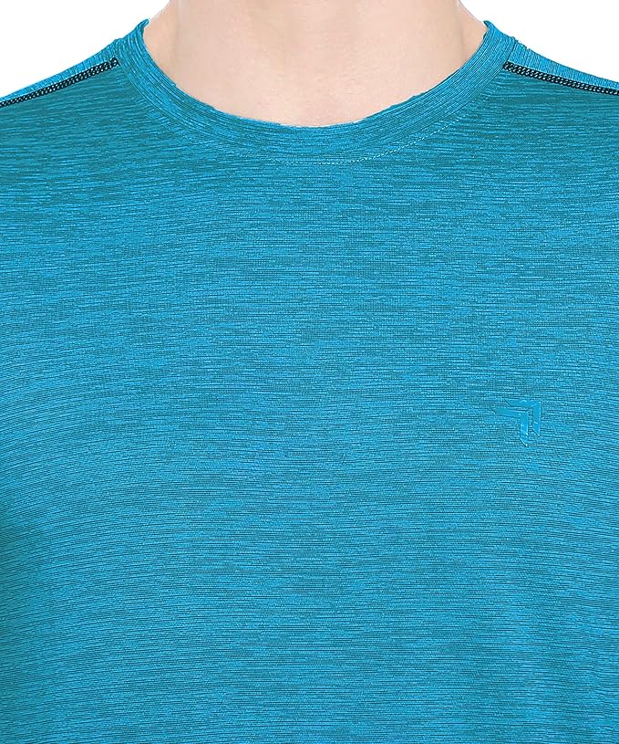 Genx Men's Solid Regular Fit T-Shirt