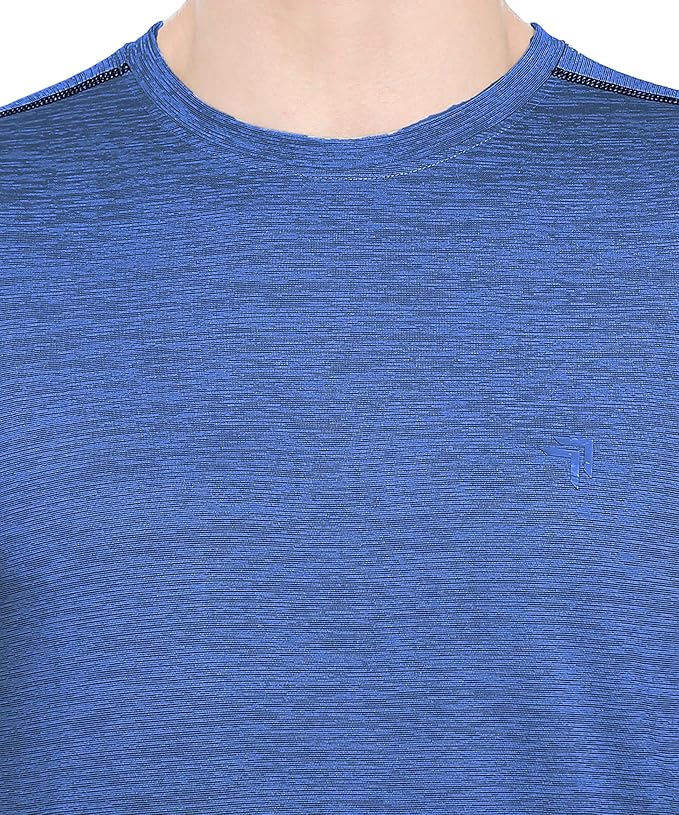 Genx Men's Solid Regular Fit T-Shirt