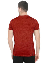 Genx Men's Solid Regular Fit T-Shirt