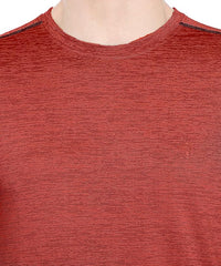 Genx Men's Solid Regular Fit T-Shirt
