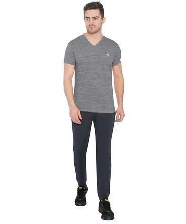 Genx Men's Solid Regular Fit T-Shirt