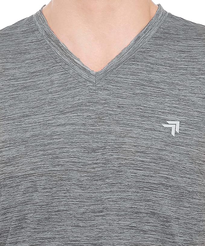 Genx Men's Solid Regular Fit T-Shirt