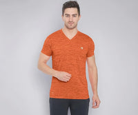Genx Men's Solid Regular Fit T-Shirt
