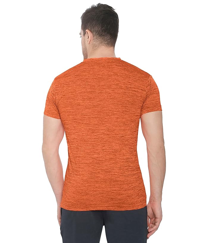 Genx Men's Solid Regular Fit T-Shirt